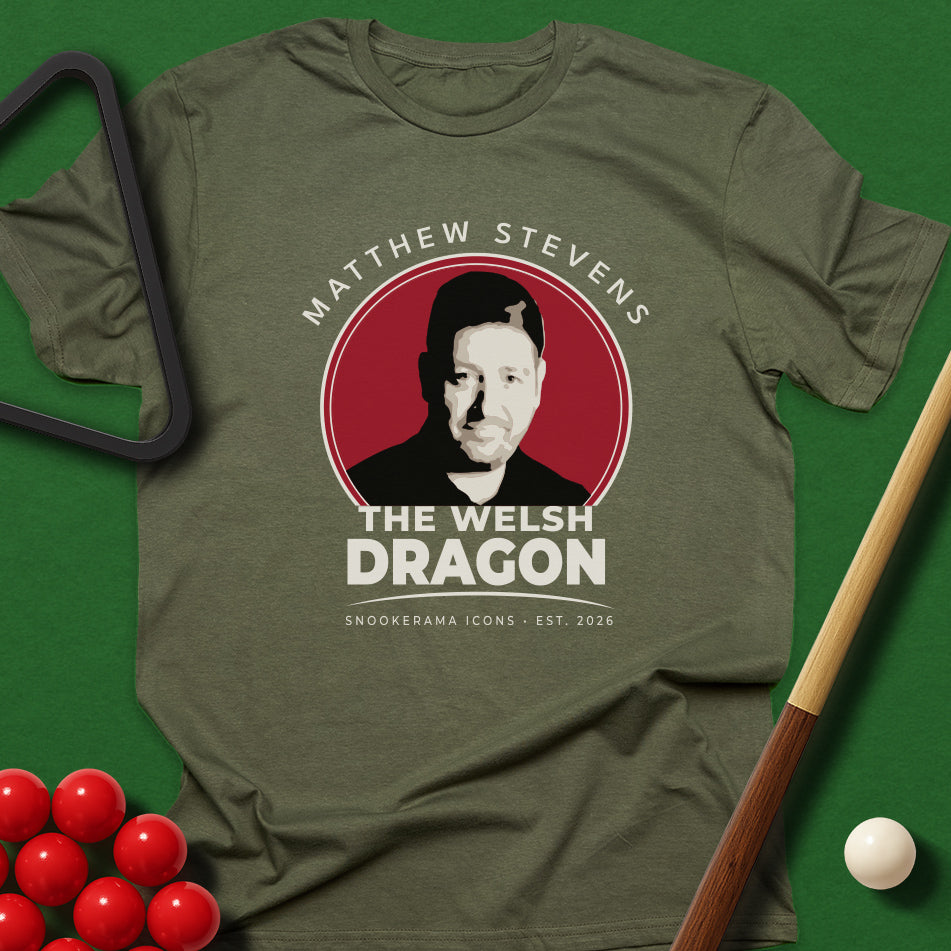 Snookerama Icons - Matthew Stevens The Welsh Dragon T-Shirt