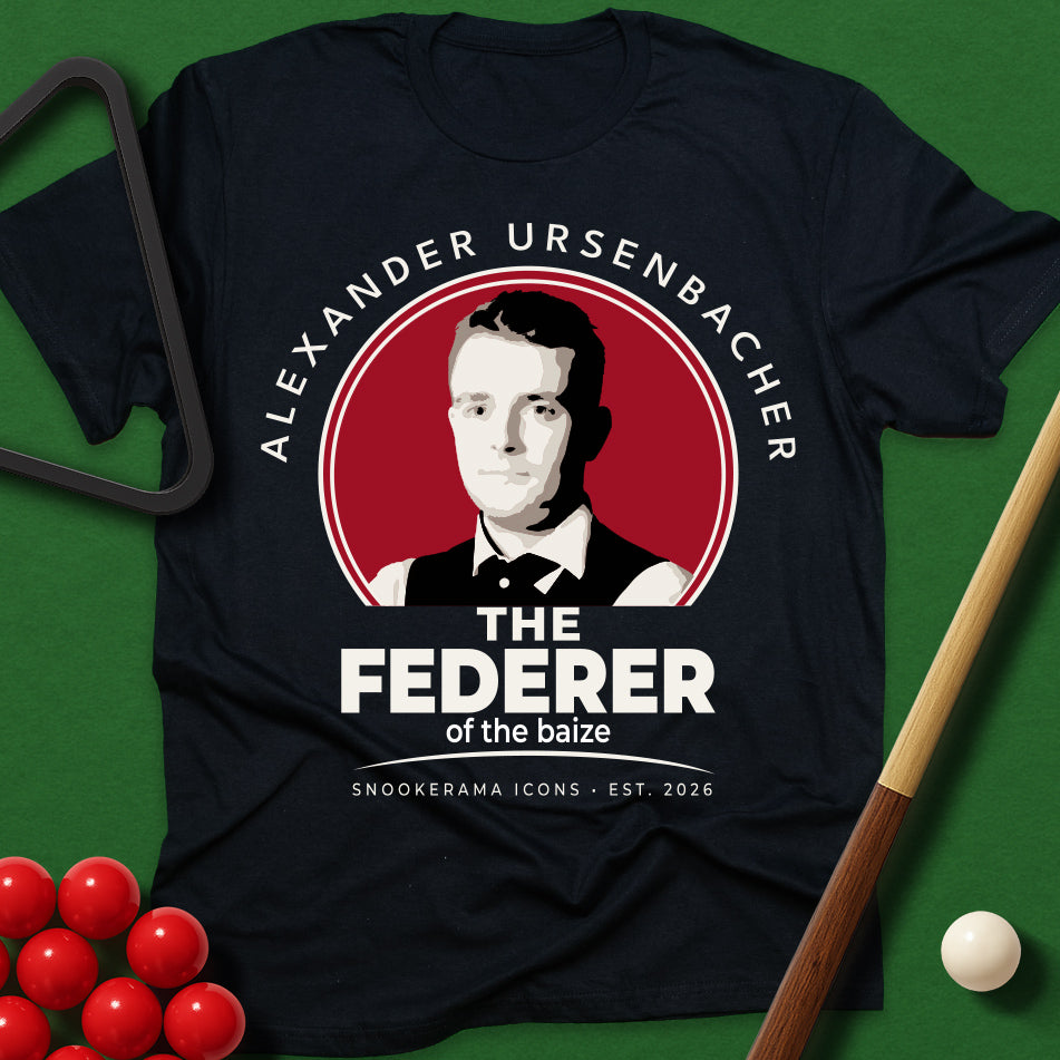Snookerama Icons - Alexander Ursenbacher The Federer of the Baize T-Shirt