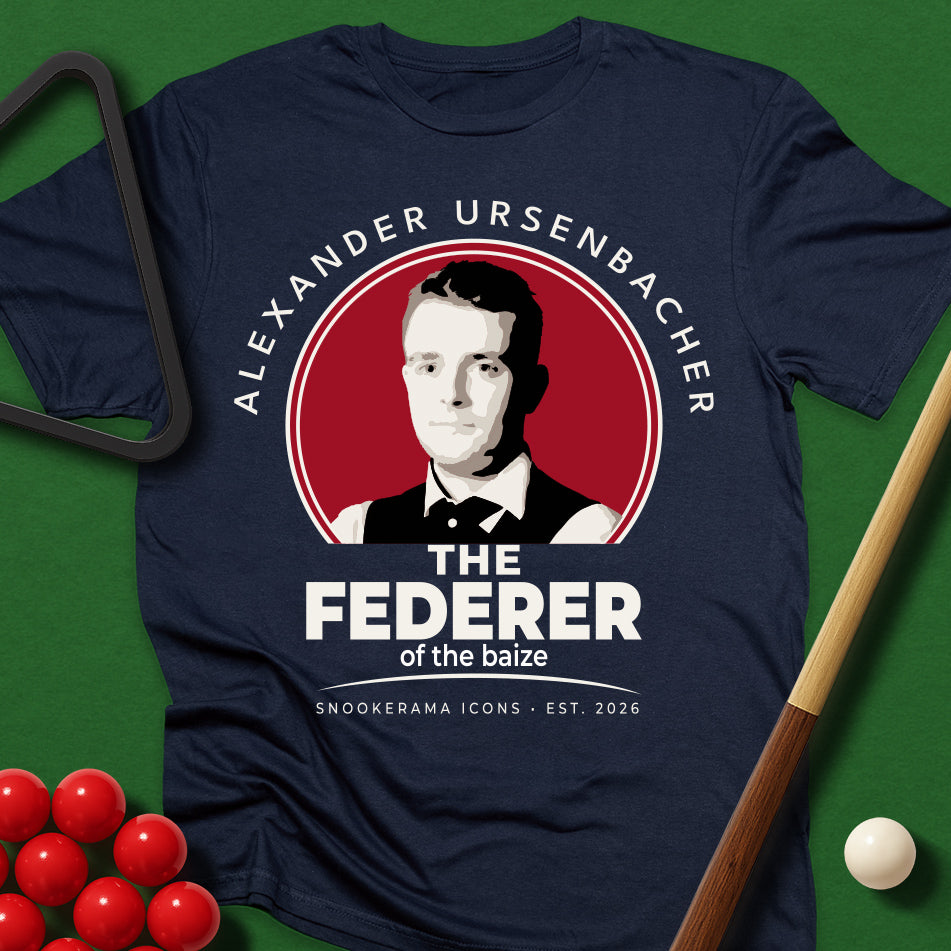 Snookerama Icons - Alexander Ursenbacher The Federer of the Baize T-Shirt