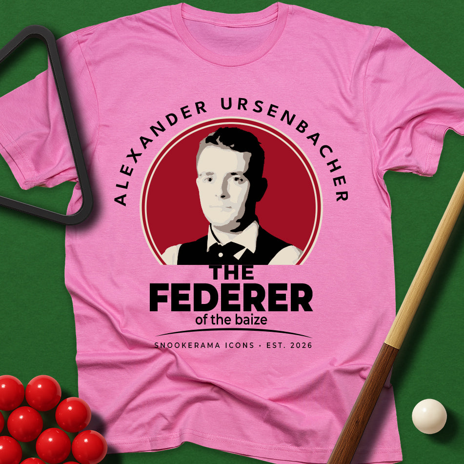 Snookerama Icons - Alexander Ursenbacher The Federer of the Baize T-Shirt