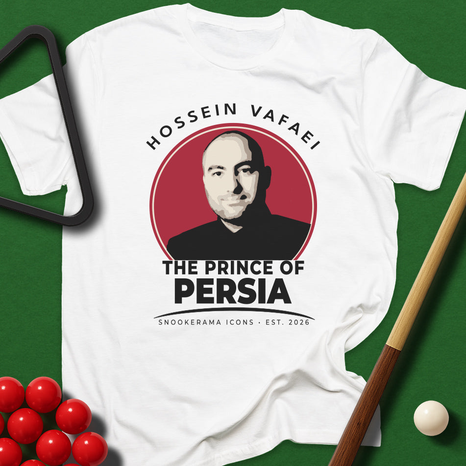 Snookerama Icons - Hossein Vafaei The Prince of Persia T-Shirt