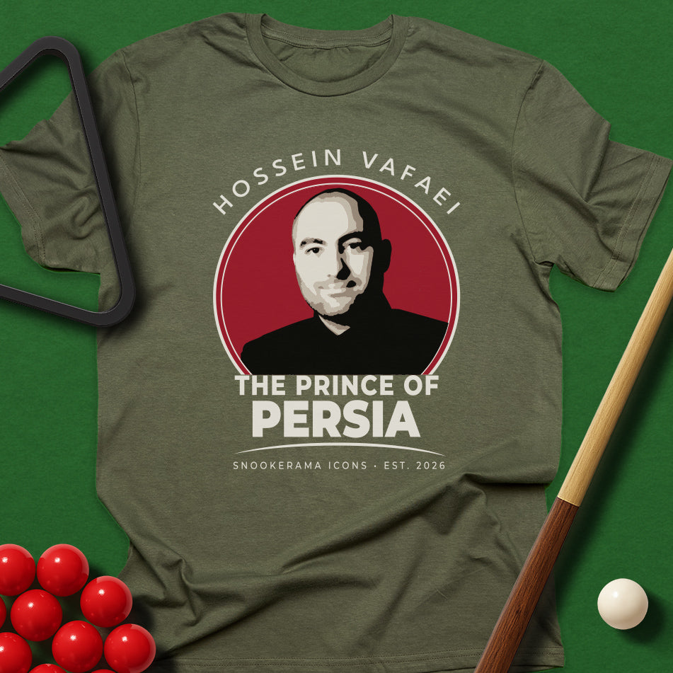 Snookerama Icons - Hossein Vafaei The Prince of Persia T-Shirt