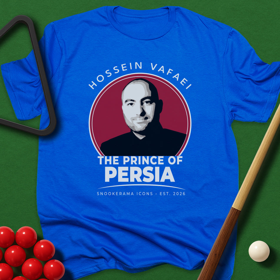 Snookerama Icons - Hossein Vafaei The Prince of Persia T-Shirt