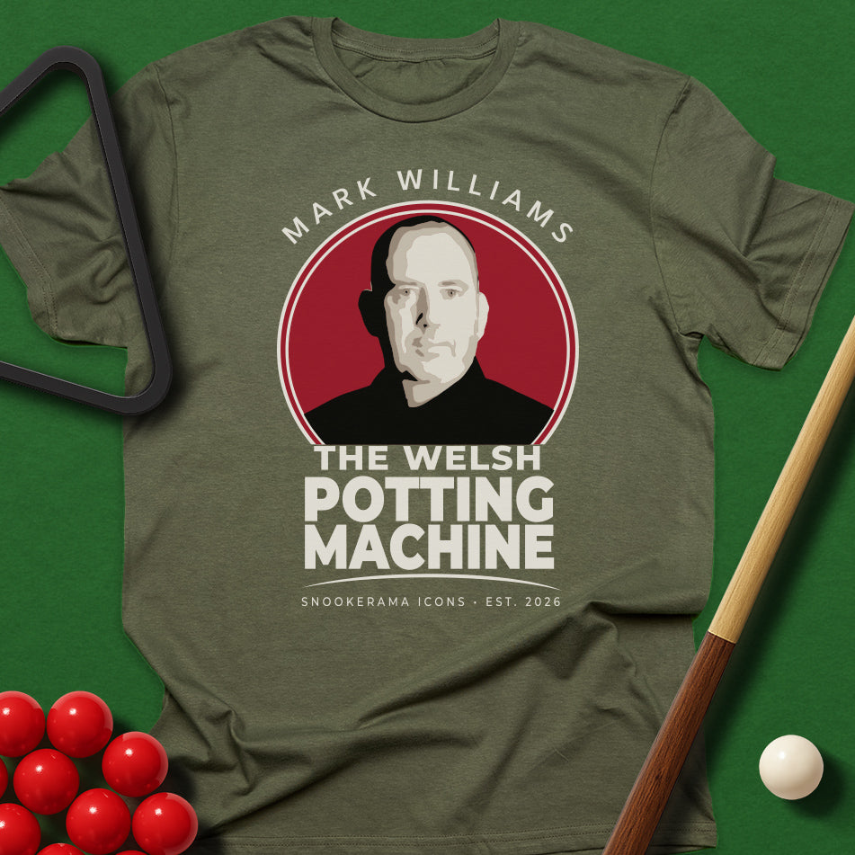 Snookerama Icons - Mark Williams The Welsh Potting Machine T-Shirt