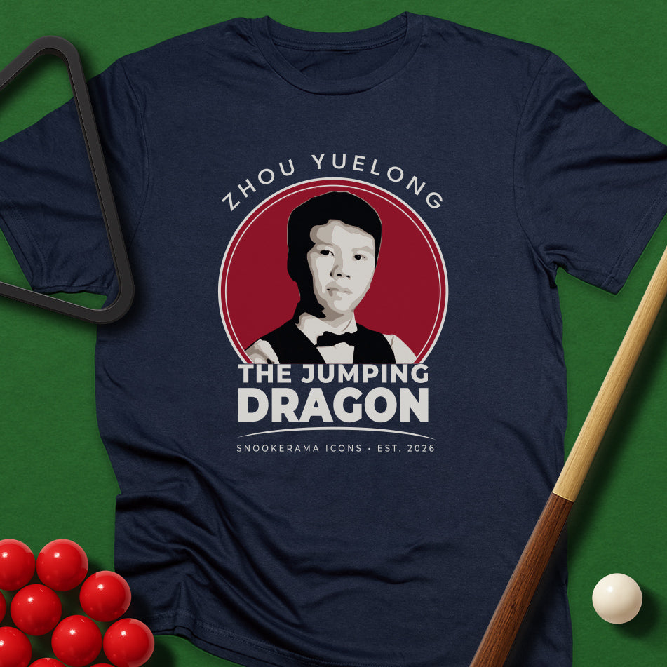 Snookerama Icons - Zhou Yuelong The Jumping Dragon T-Shirt