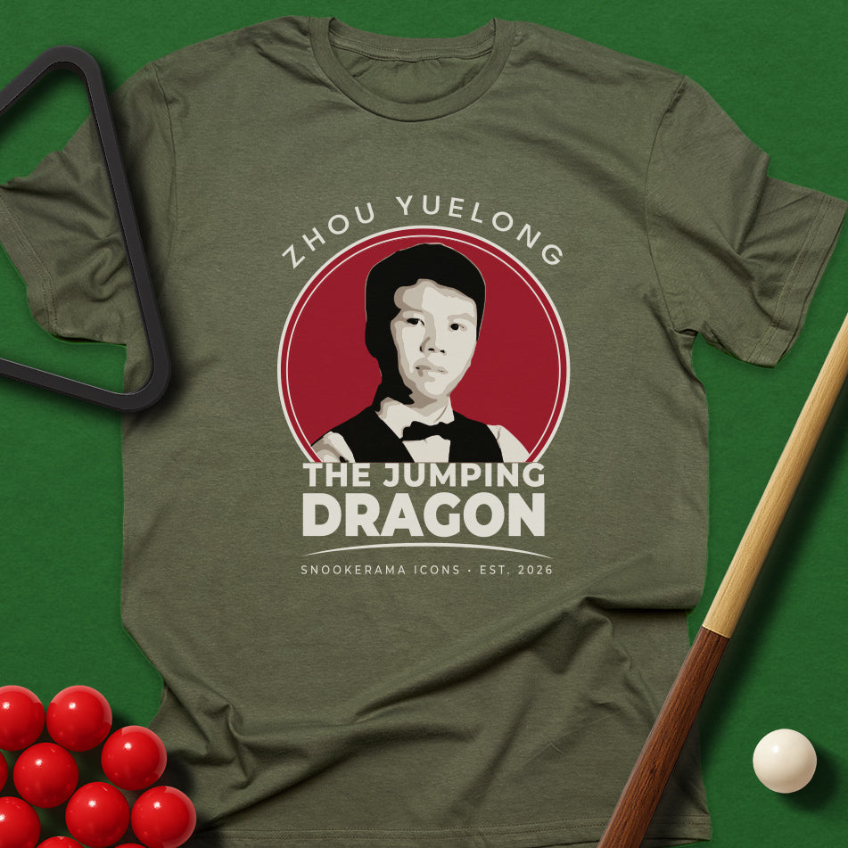 Snookerama Icons - Zhou Yuelong The Jumping Dragon T-Shirt
